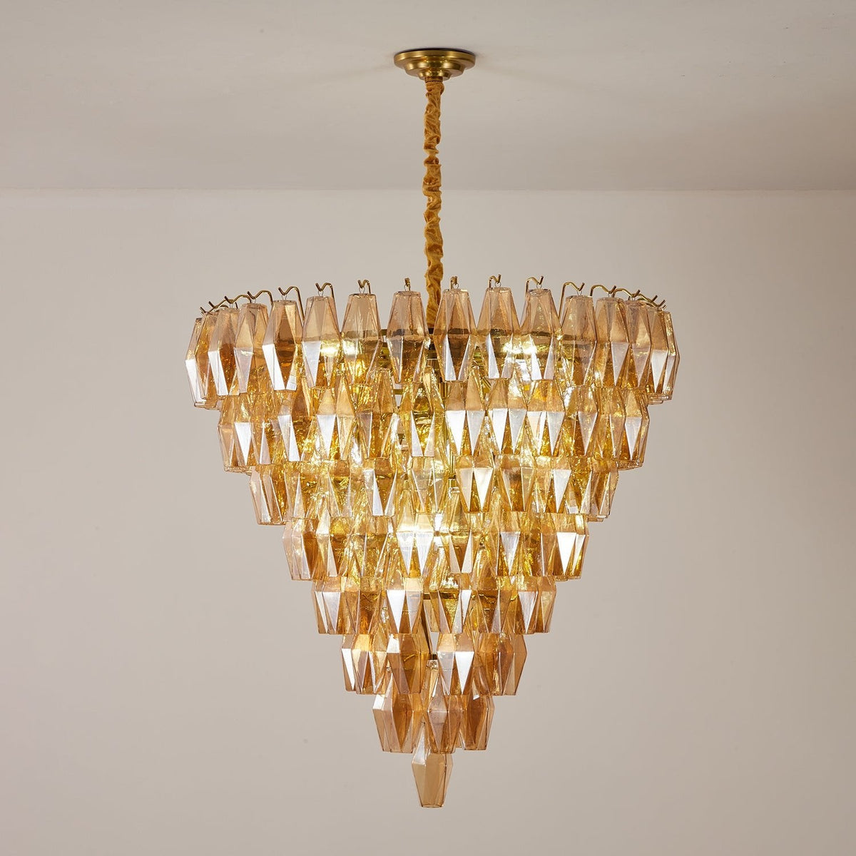 Amber Empire Chandelier - Vakkerlight