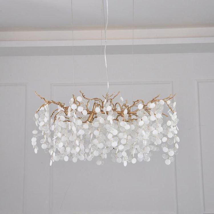 American Creative Brass Branch Chandelier-Chandeliers-Blushlighting