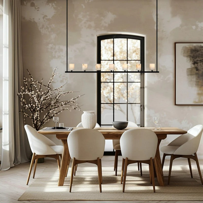 Argona 7 Light Alabaster Chandelier-chandelier for bedroom,chandelier for dining room,chandelier for stairways,chandelier for foyer,chandelier for bathrooms,chandelier for living room-Blushlighting