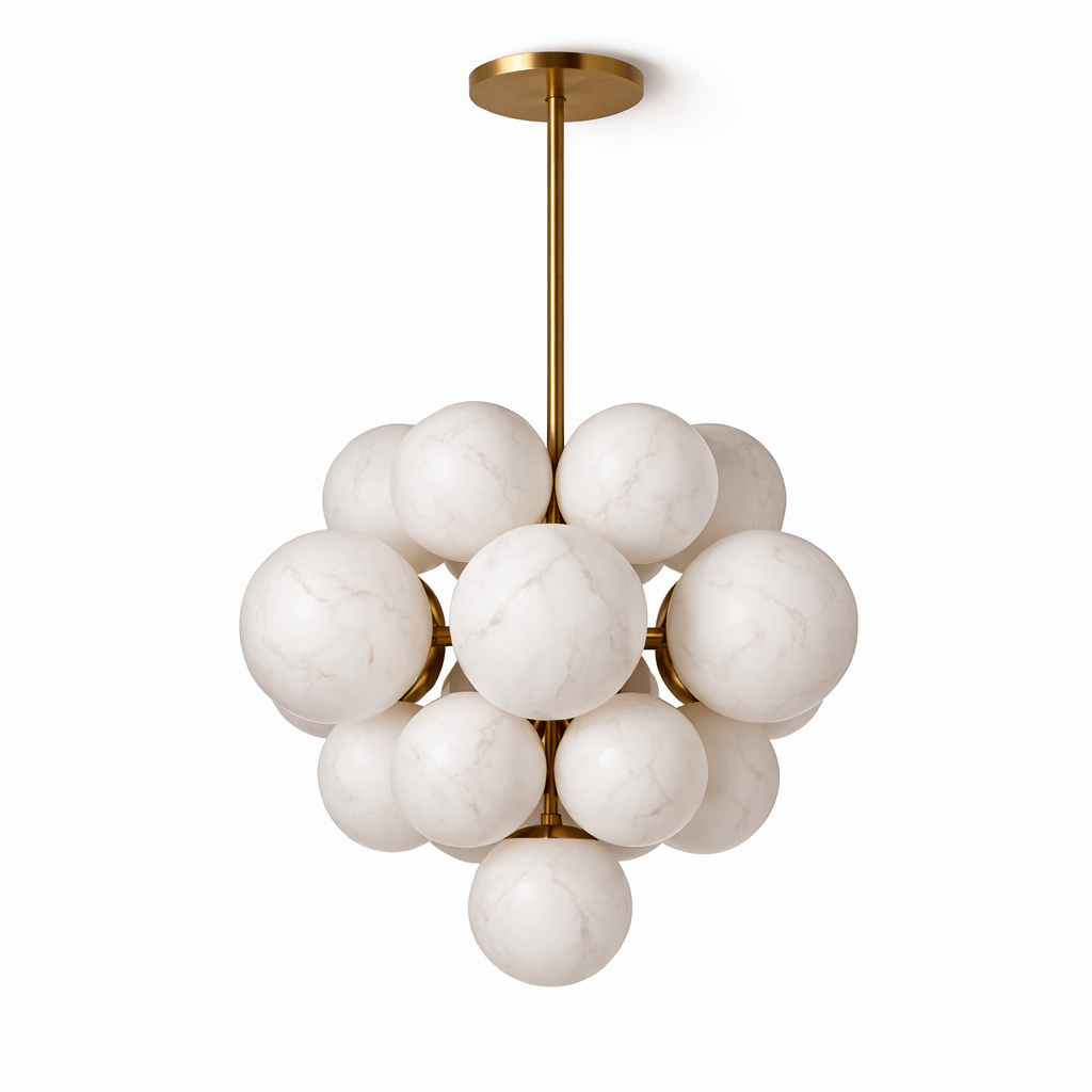 Aurelia Alabaster Cluster Chandelier - Vakkerlight