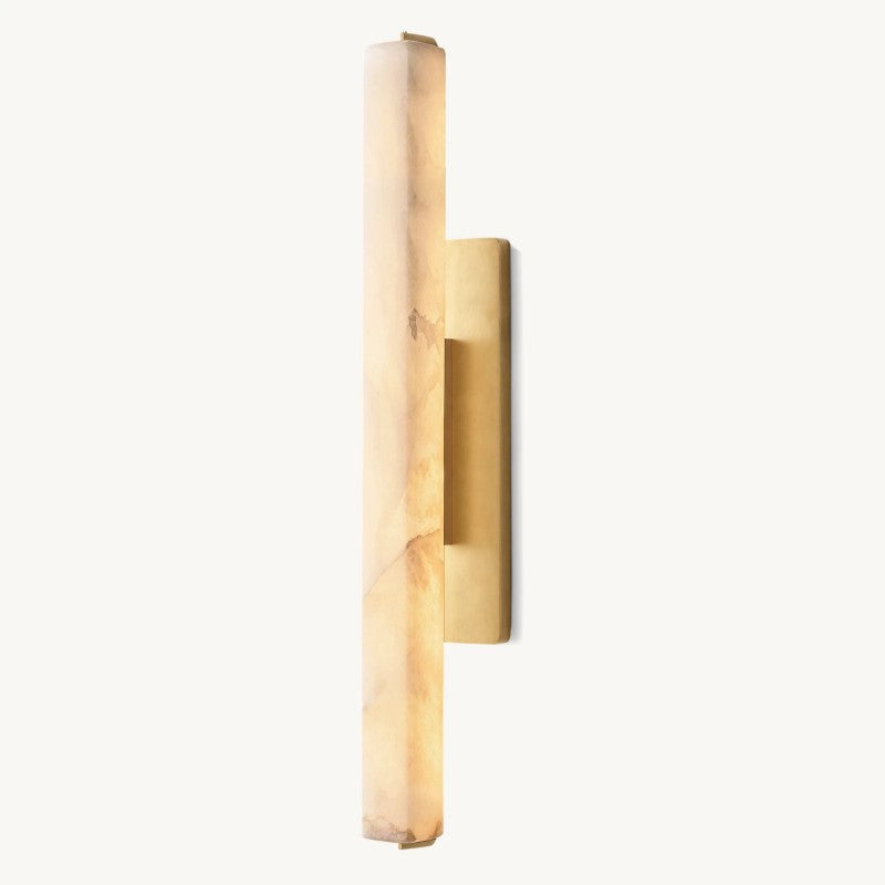 Auduban Alabaster Single Sconce