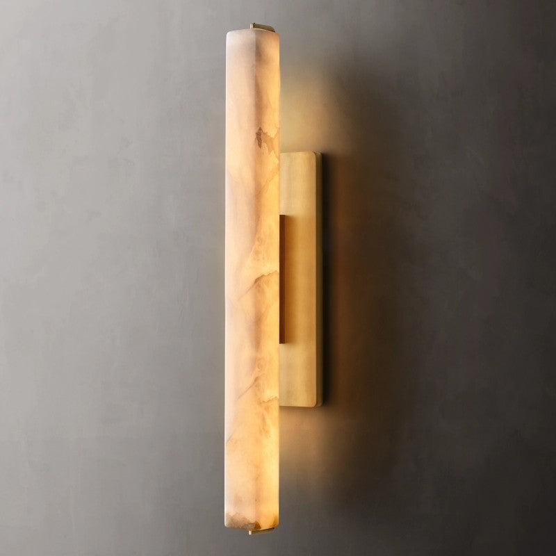 Auduban Alabaster Single Sconce