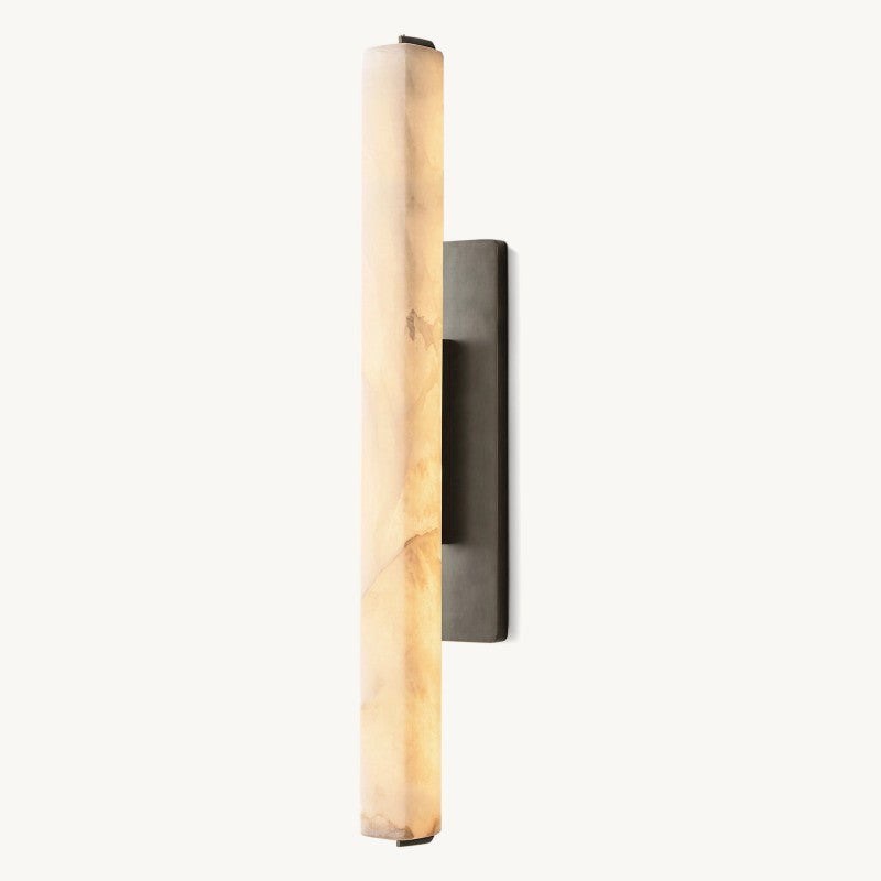 Auduban Alabaster Single Sconce