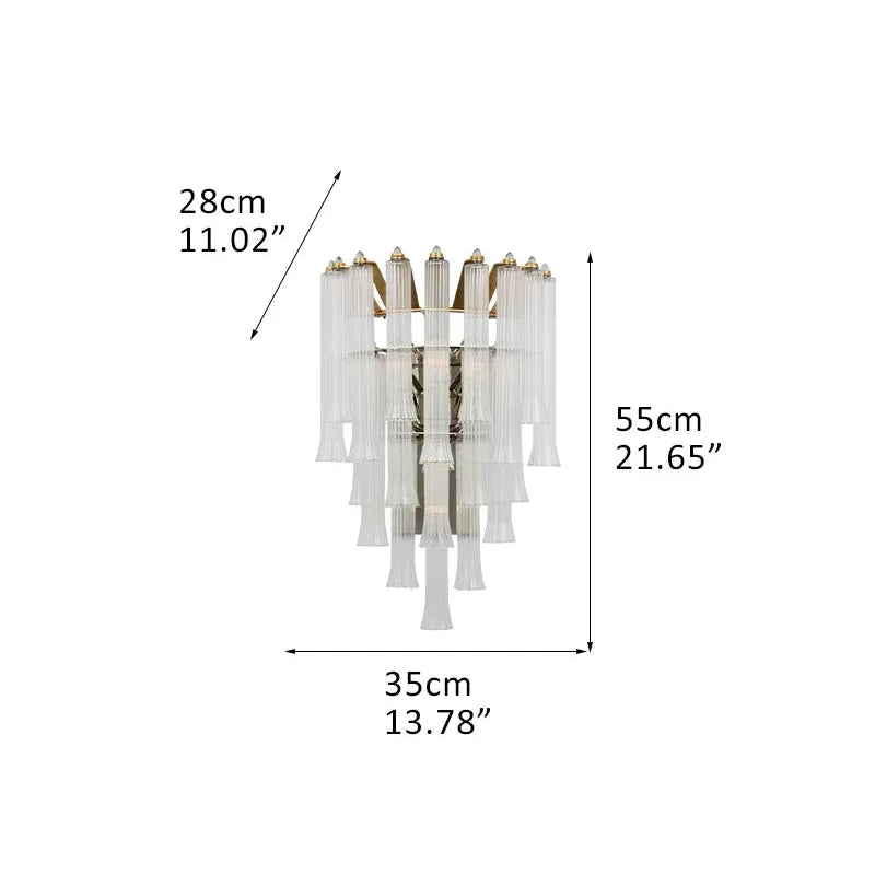 9 Light 20" Wide LED Lorelei Round Tiered Chandelier in Black Chain use for dining room 4-light-W35*D28*H55CM W13.78"*D11.02"*H21.65"-Sconce Brass American chandelier