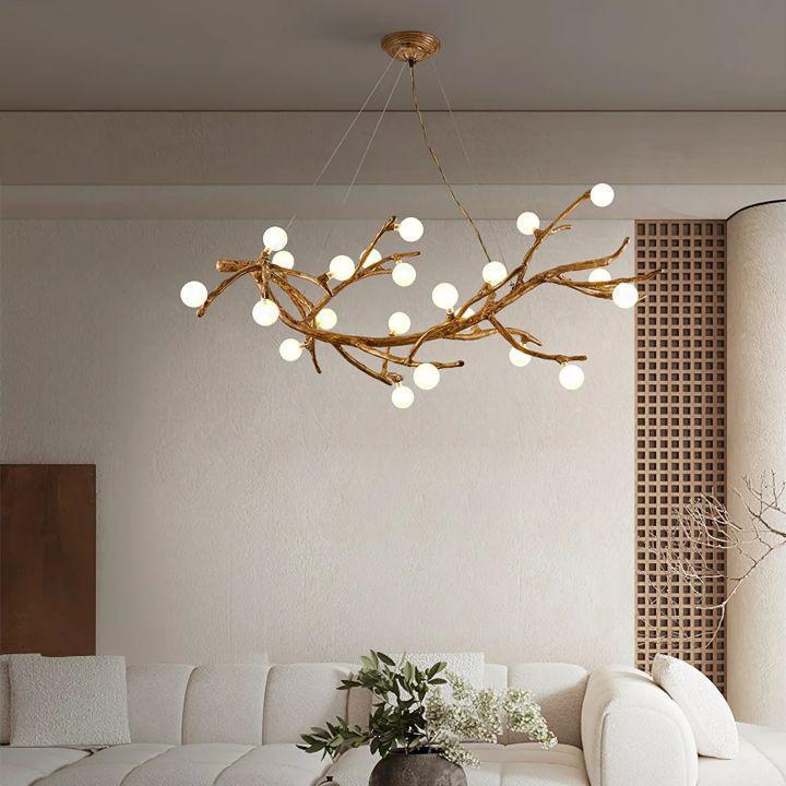 Boho Tree Branch Modern Chandelier-chandeliers for dining room,chandeliers for stairways,chandeliers for foyer,chandeliers for bedrooms,chandeliers for kitchen,chandeliers for living room-Blushlighting