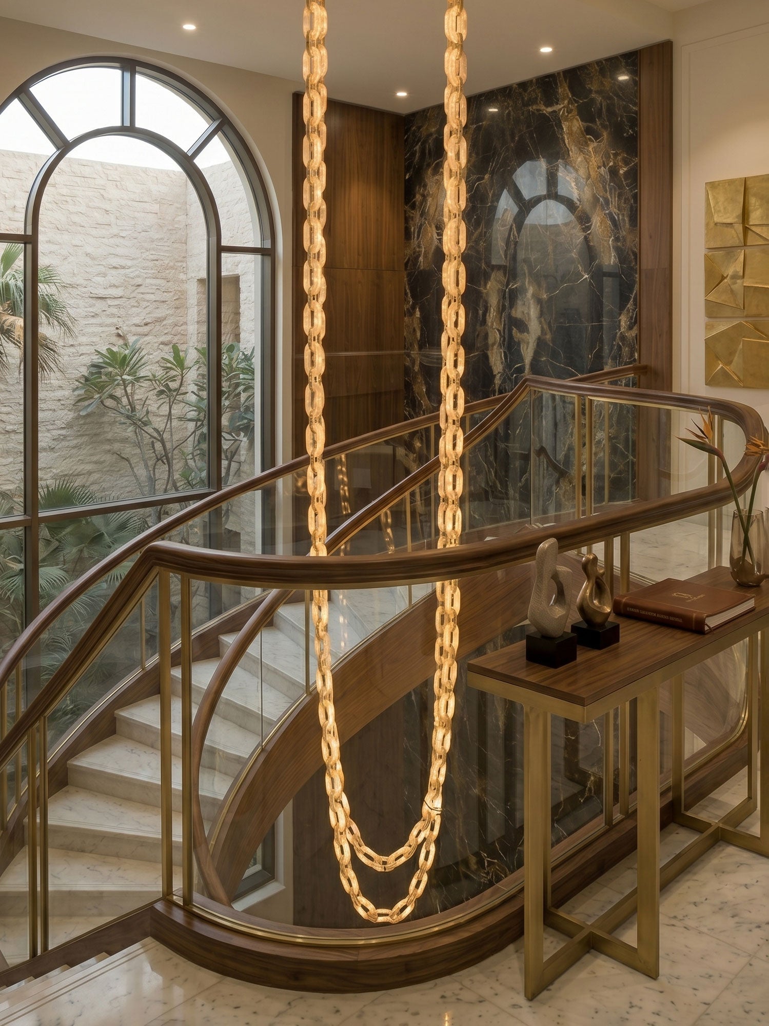 Chain Link Chandelier - Vakkerlight