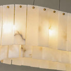 Alabaster Dining Room Round Chandelier Lighting-Blushlighting