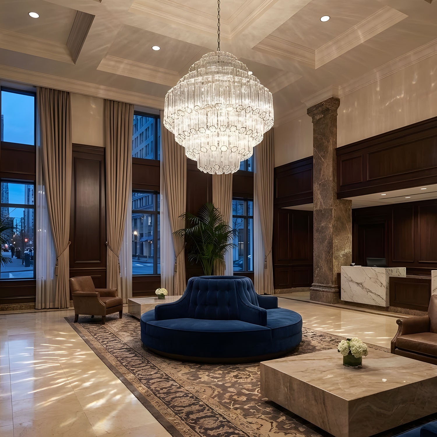 Clear Grande Palermo Chandelier - Vakkerlight