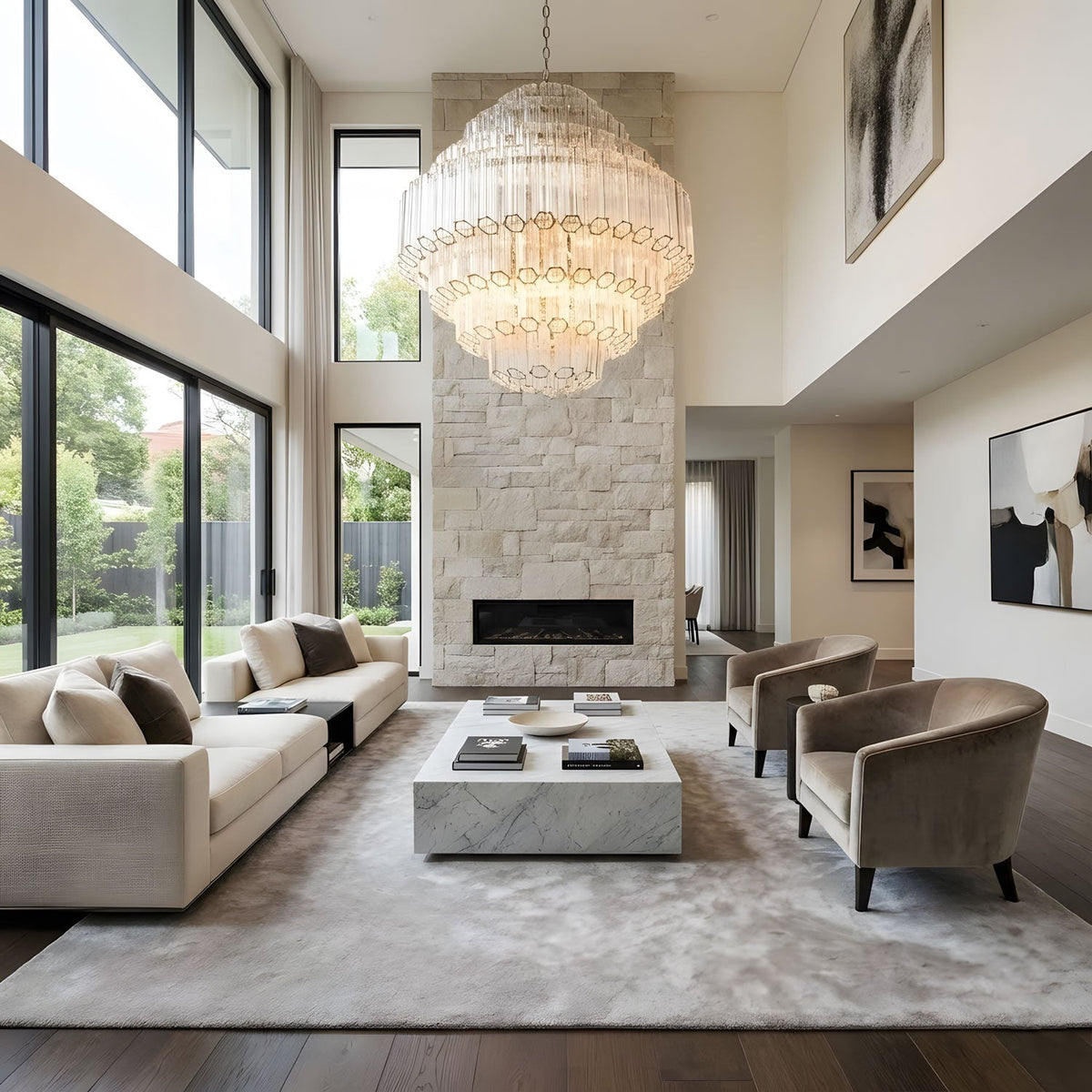 Clear Grande Palermo Chandelier - Vakkerlight