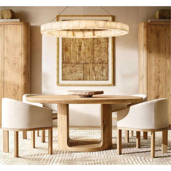 Rivaga Calcite Round Chandelier 31"40"60"