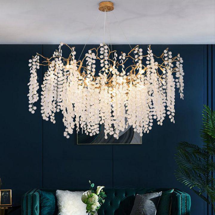 Donna Modern Linear Branch Chandelier-chandeliers for dining room,chandeliers for stairways,chandeliers for foyer,chandeliers for bedrooms,chandeliers for kitchen,chandeliers for living room-Blushlighting