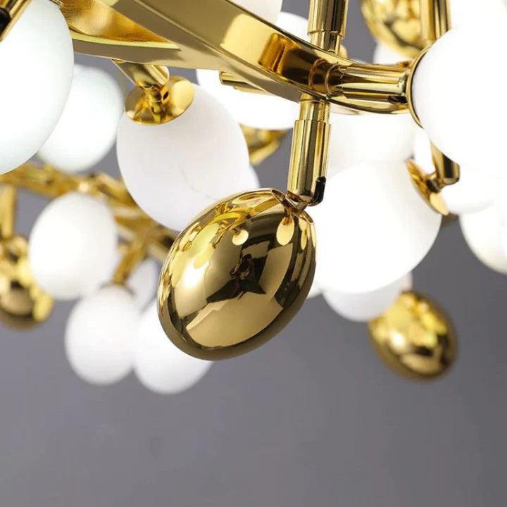 Luxury Escamoles Modern Linear Grape Chandelier-Blushlighting