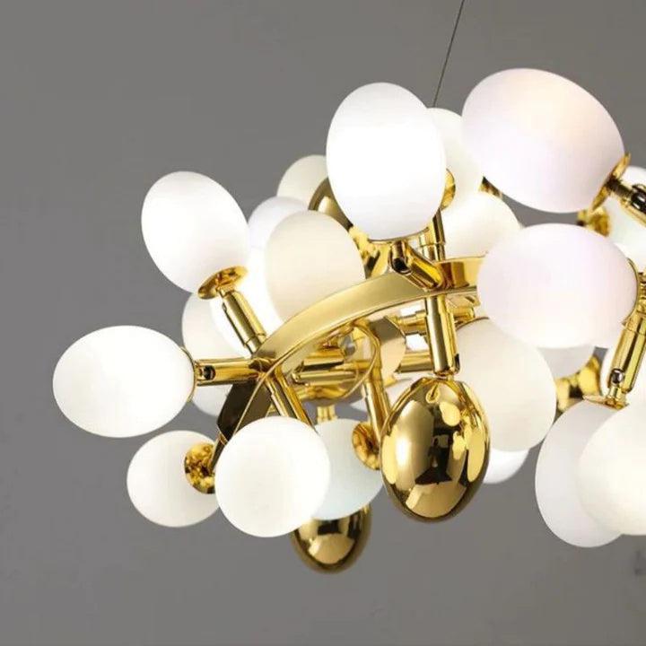 Luxury Escamoles Modern Linear Grape Chandelier-Blushlighting