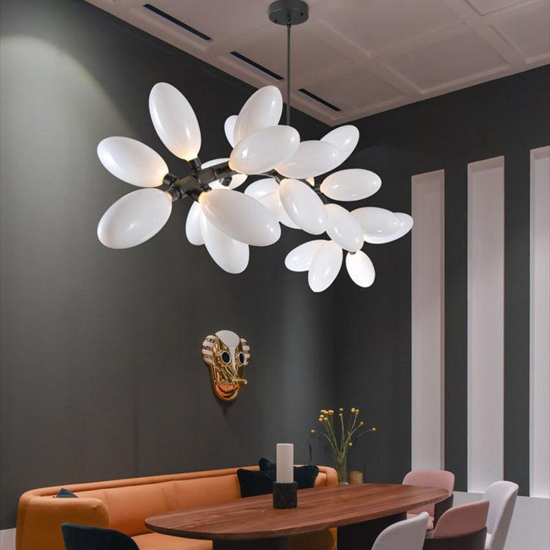 Fashion Grape Artistic Linear Chandelier-chandeliers for dining room,chandeliers for stairw-Blushlighting