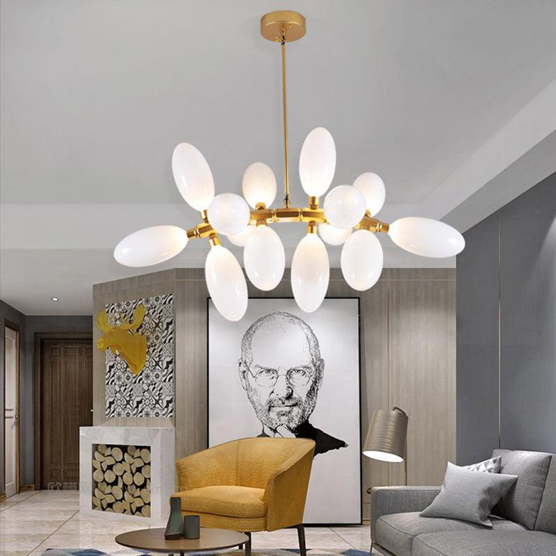 Fashion Grape Artistic Linear Chandelier-chandeliers for dining room,chandeliers for stairw-Blushlighting