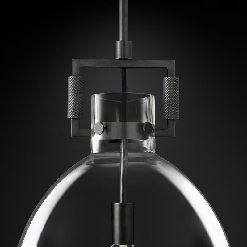 Machine Crystal Cloche Pendant