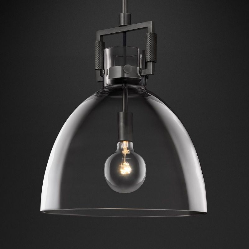 Machine Crystal Cloche Pendant