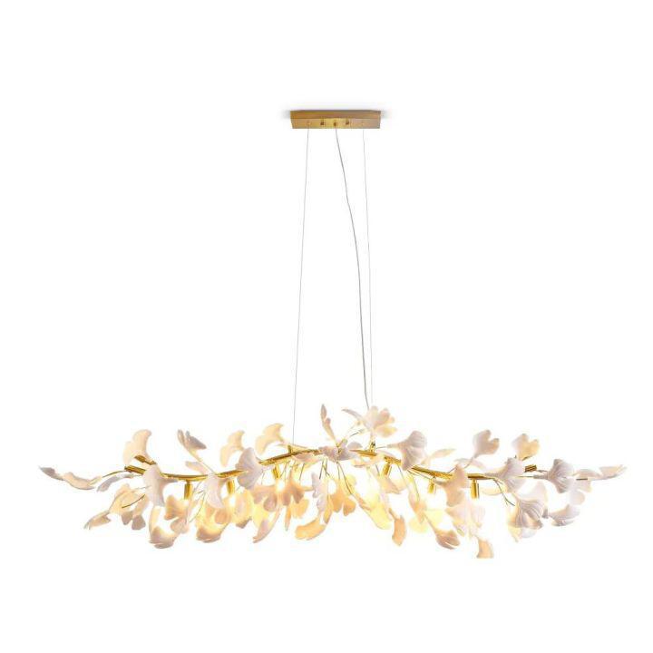 Ginkgo Luxury Chandelier Style C-chandeliers for dining room,chandeliers for stairways,chandeliers for foyer,chandeliers for bedrooms,chandeliers for kitchen,chandeliers for living room-L 31.5″(80cm) x W 17.7″(45cm) x H 13.8″(35cm) (G9*6)-Blushlighting