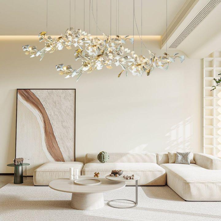 Ginkgo Special Chandelier-chandeliers for dining room,chandeliers for stairways,chandeliers for foyer,chandeliers for bedrooms,chandeliers for kitchen,chandeliers for living room-Blushlighting