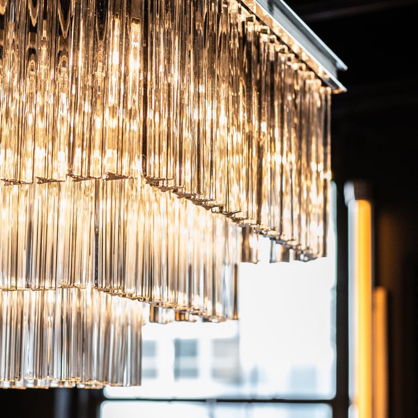 Caelo 3-Tier Square Chandelier