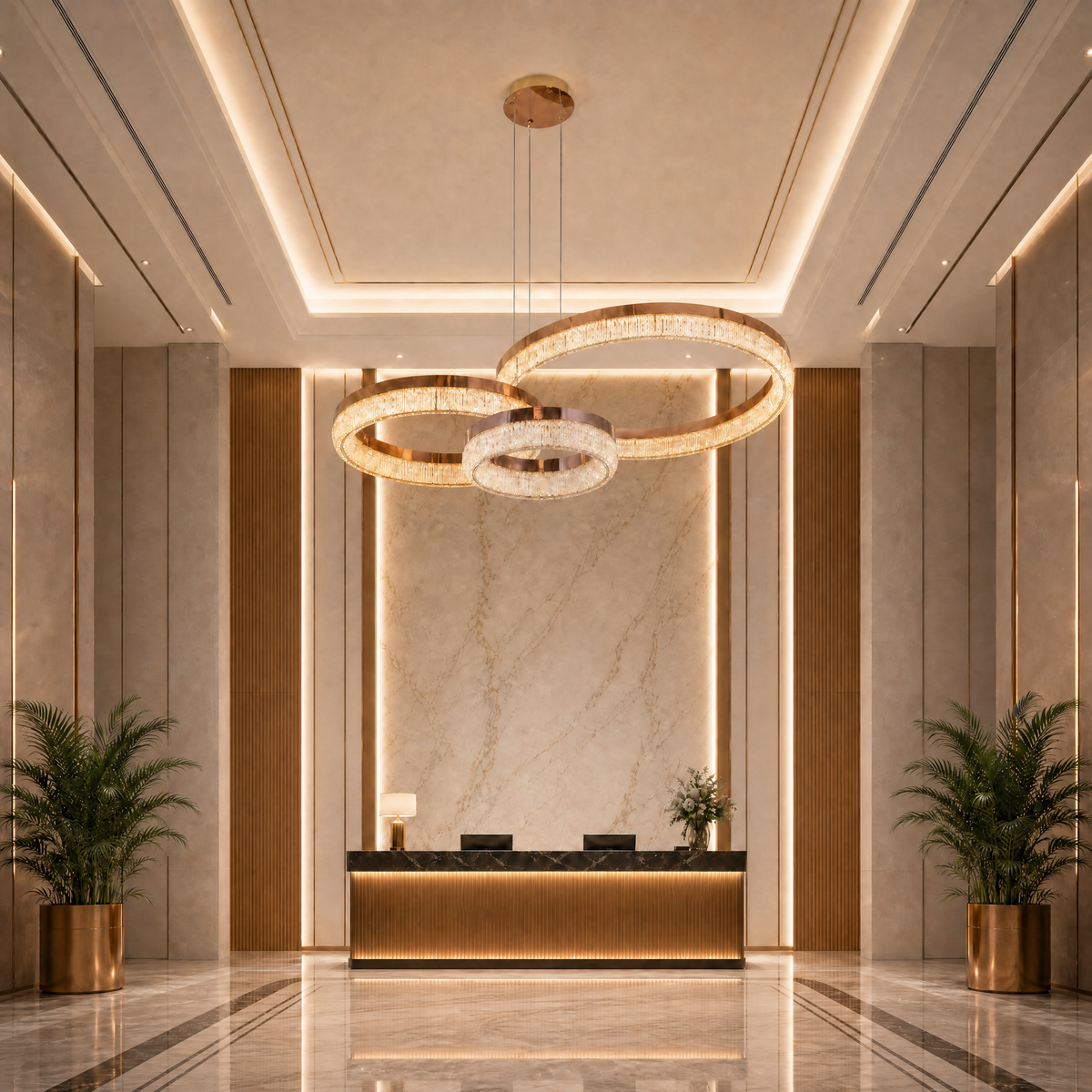 Penombra Ring Trio Chandelier