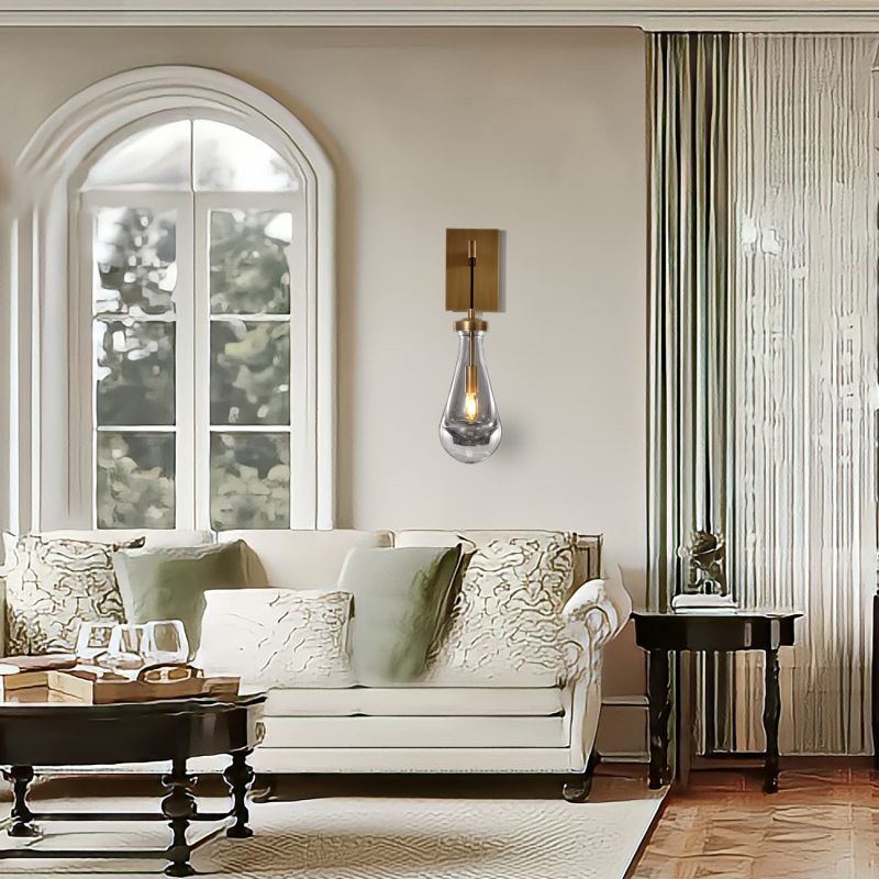Raindrop Sconce Rod & Cord-wall sconce for bedroom,wall sconce for dining room,wall sconce for stairways,wall sconce for foyer,wall sconce for bathrooms,wall sconce for kitchen,wall sconce for living room-Blushlighting