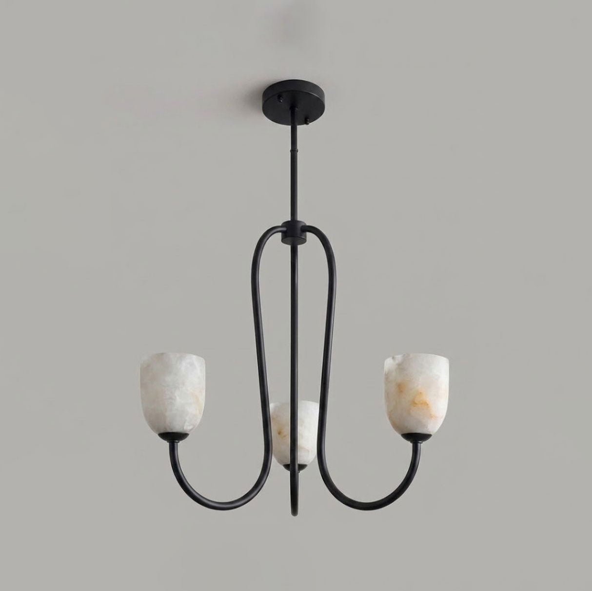 Trillium Alabaster Chandelier - Vakkerlight