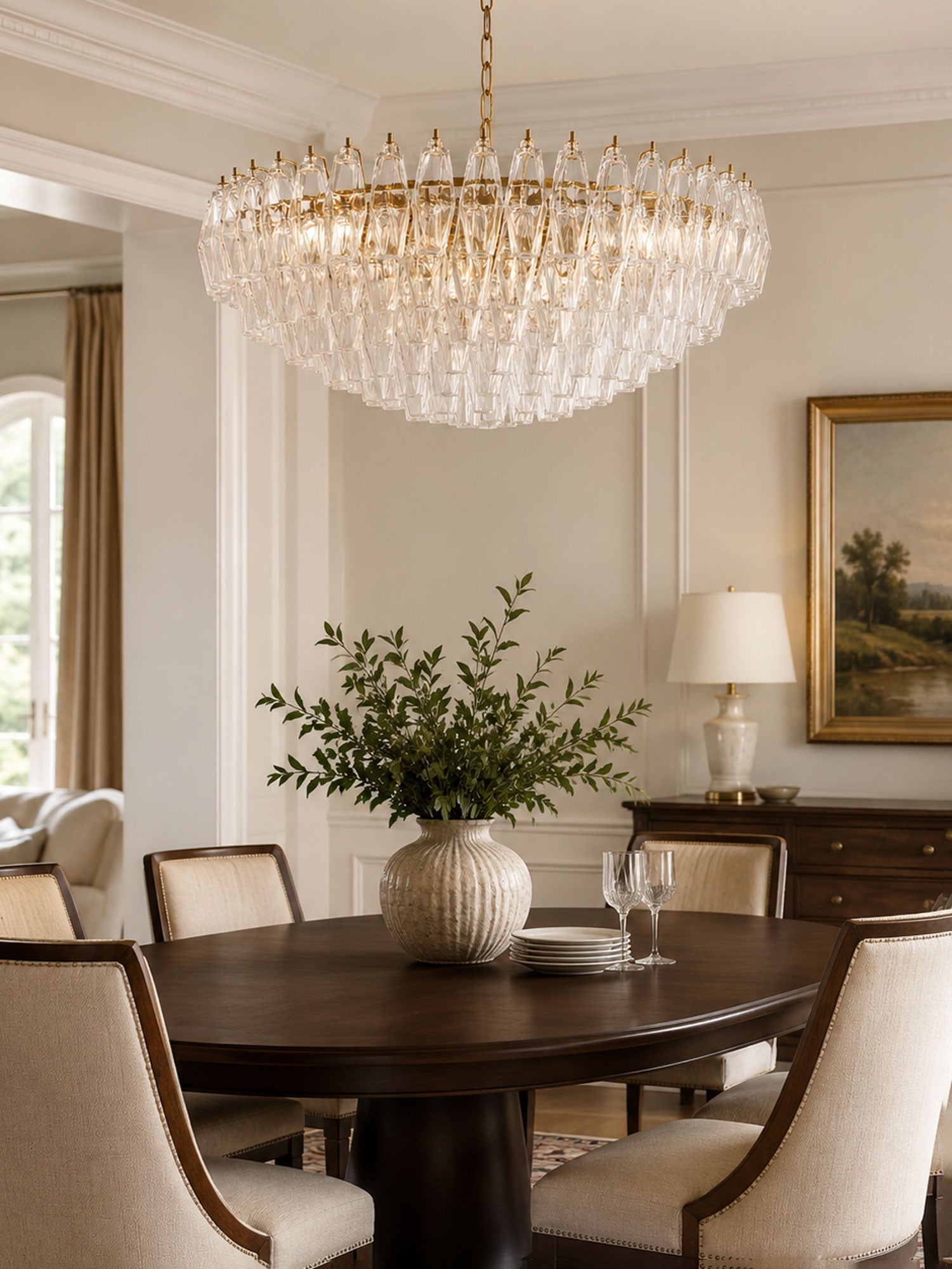 Clear Sorrento Chandelier - Vakkerlight