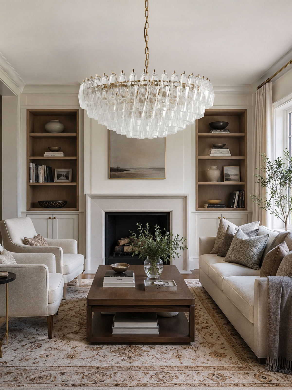 Clear Sorrento Chandelier - Vakkerlight