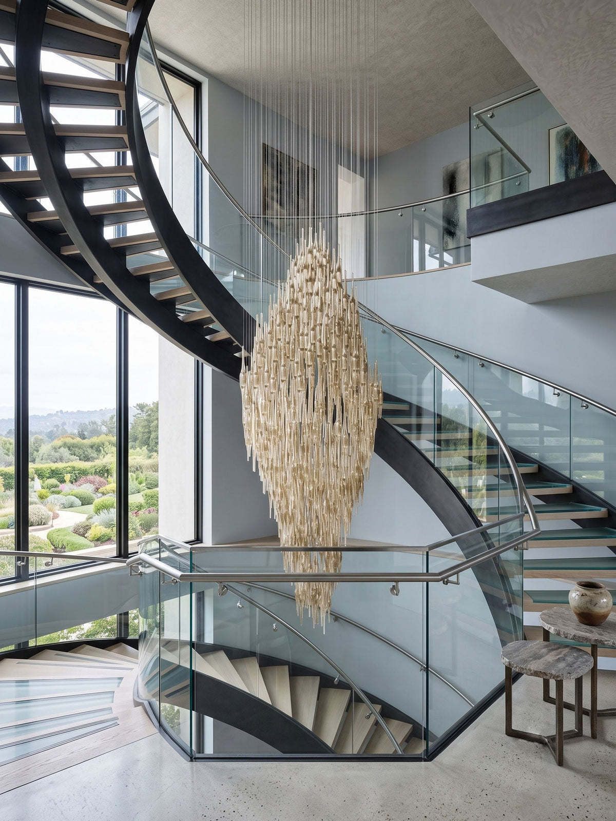 Vitara Glass Drop Chandelier - Vakkerlight