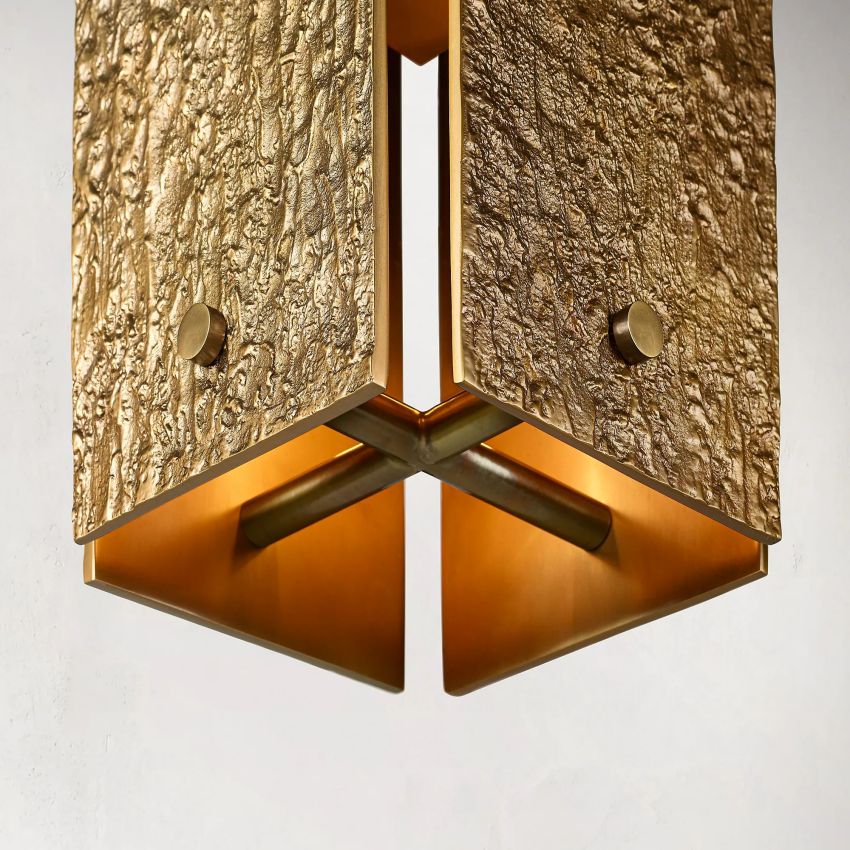 Veuvery Square Pendant 19"