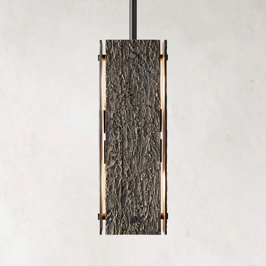 Veuvery Square Pendant 19"