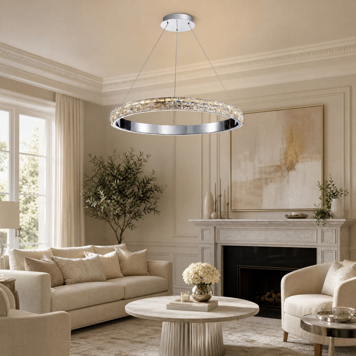 Yiosi Series Crystal Chandelier Style L