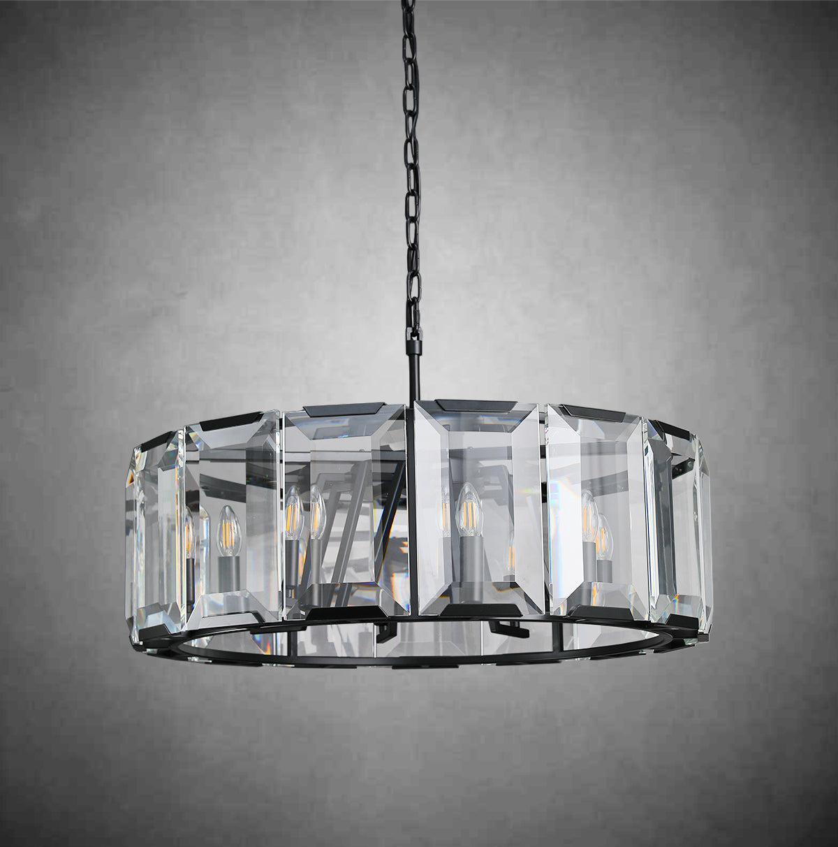Harlew Crystal Round Chandelier 19''31''43''60''