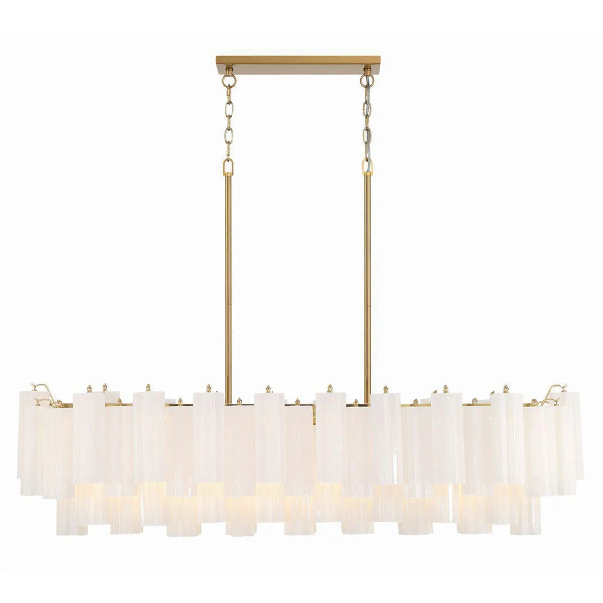 Addis 51'' Modern Linear Chandelier for Dining Room-