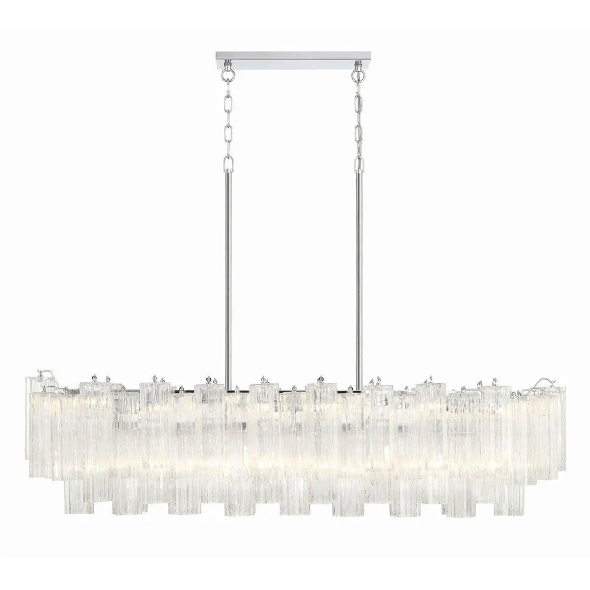 Addis 51'' Modern Linear Chandelier for Dining Room-