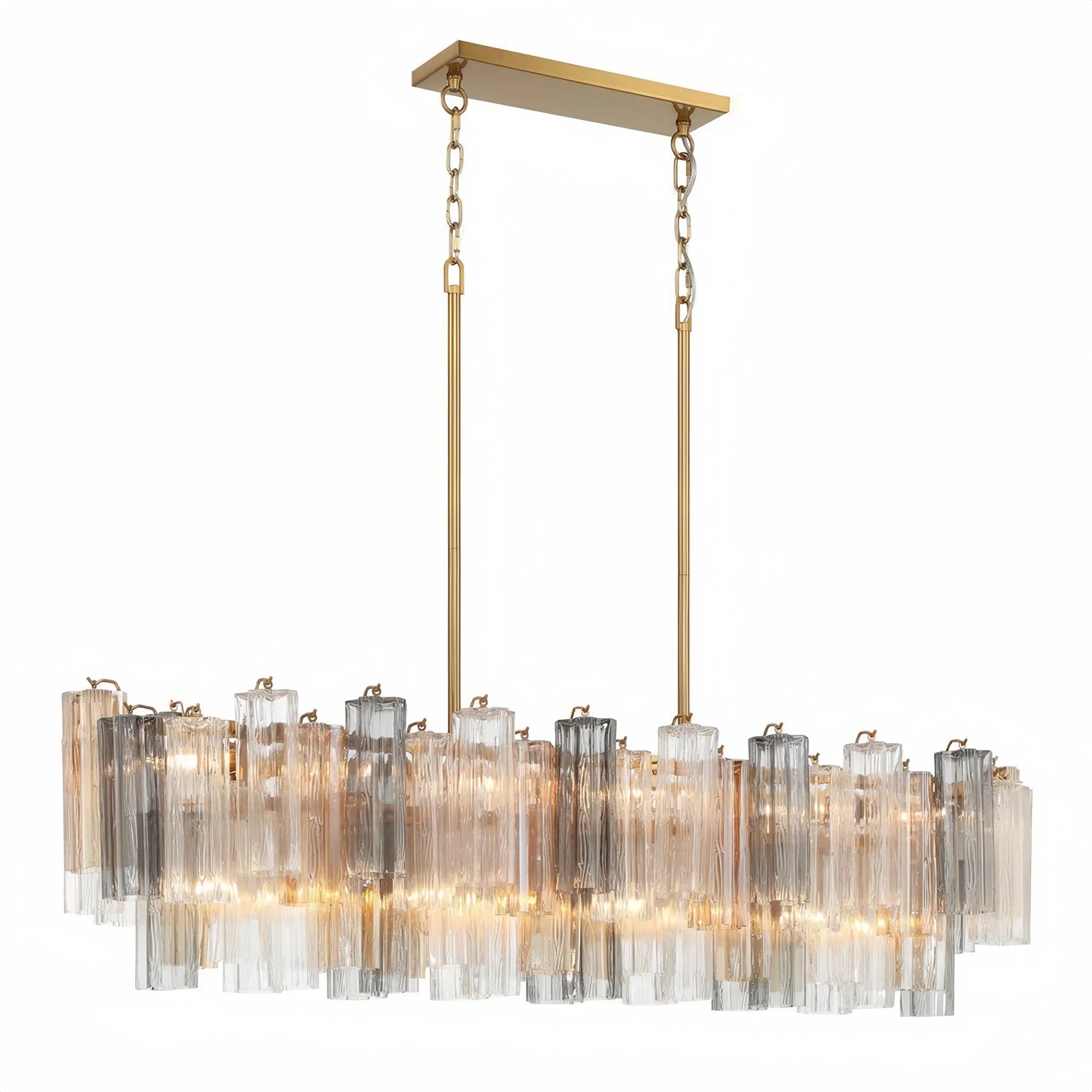 Addis 51'' Modern Linear Chandelier for Dining Room-