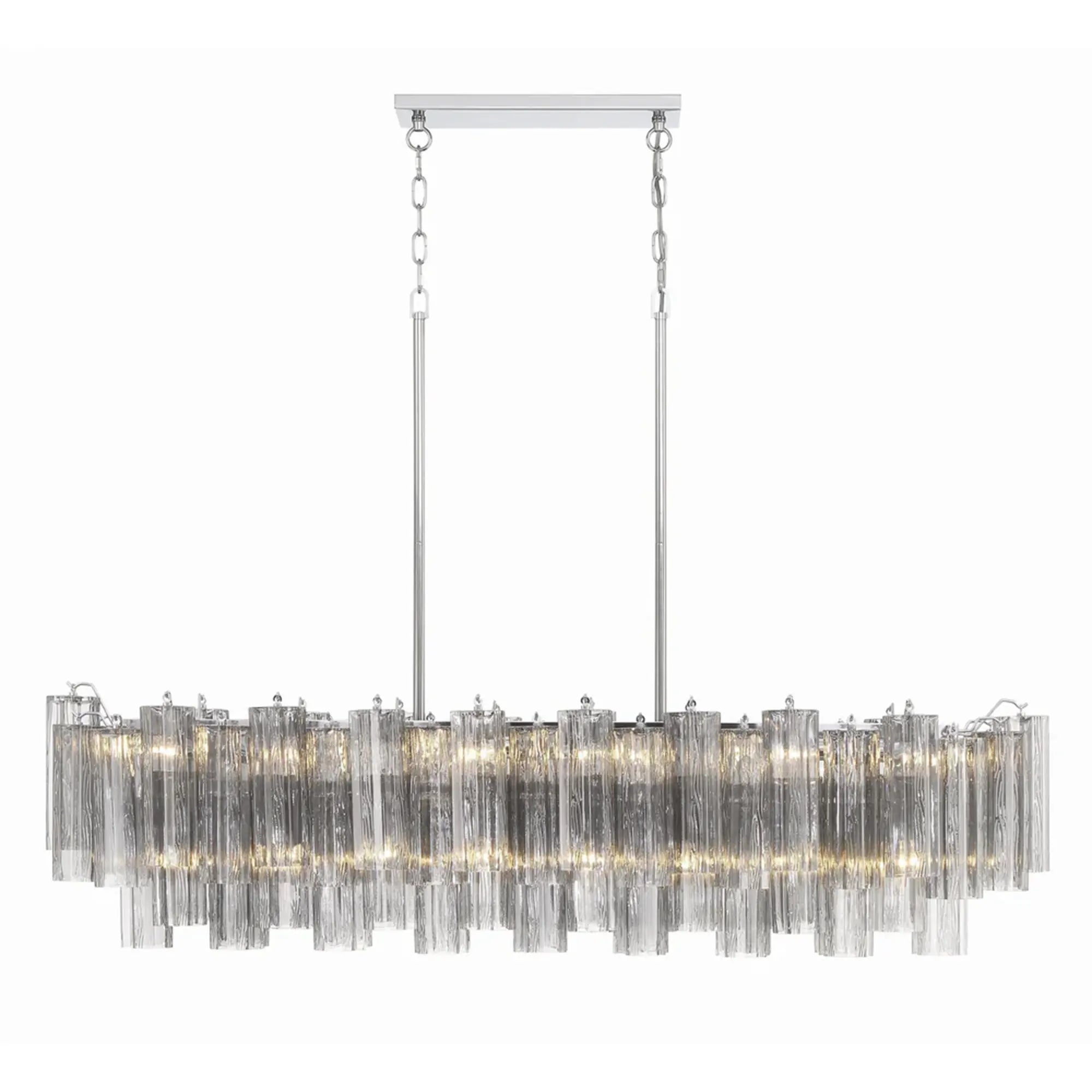 Addis 51'' Modern Linear Chandelier for Dining Room-