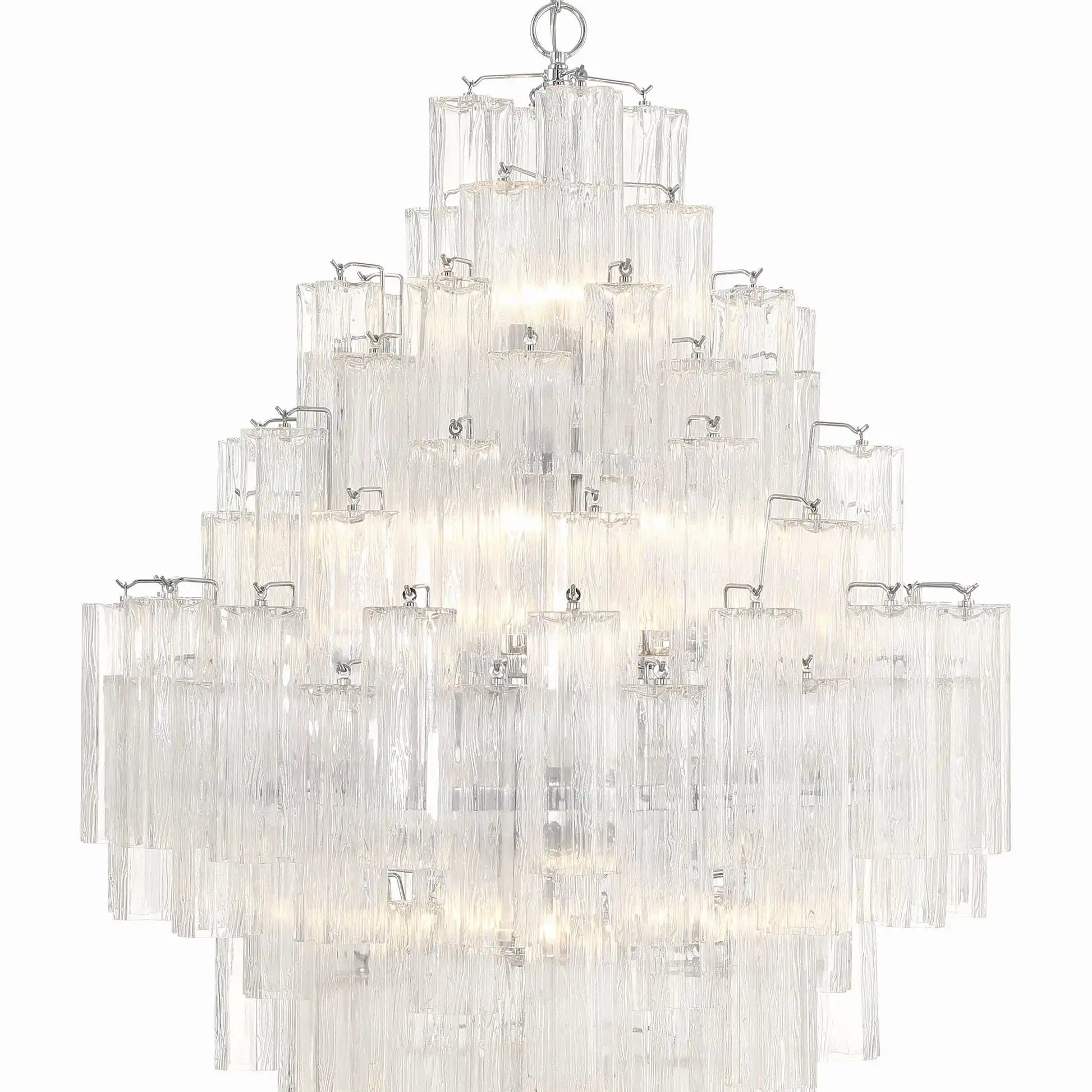 Addis Diamond Chandelier 49''H-Blushlighting