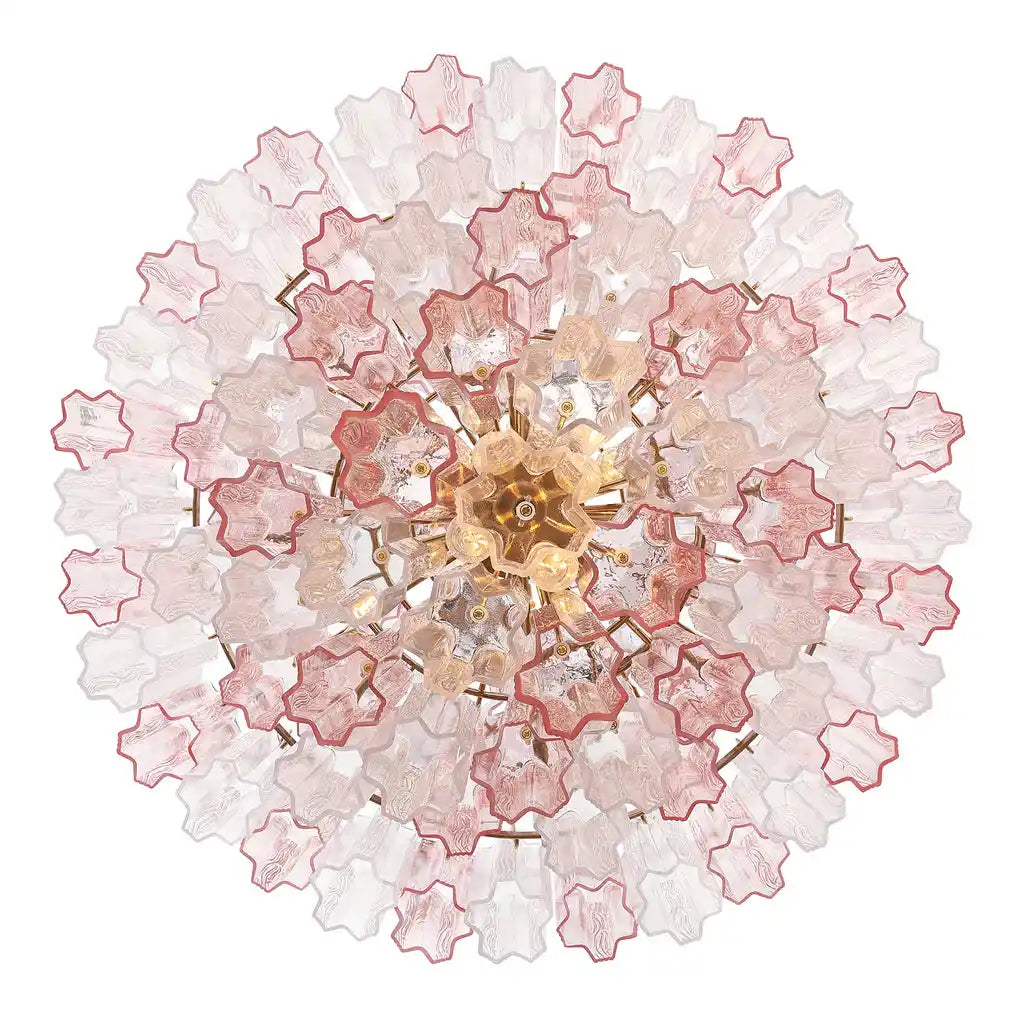 Addis Diamond Chandelier 49''H-Blushlighting