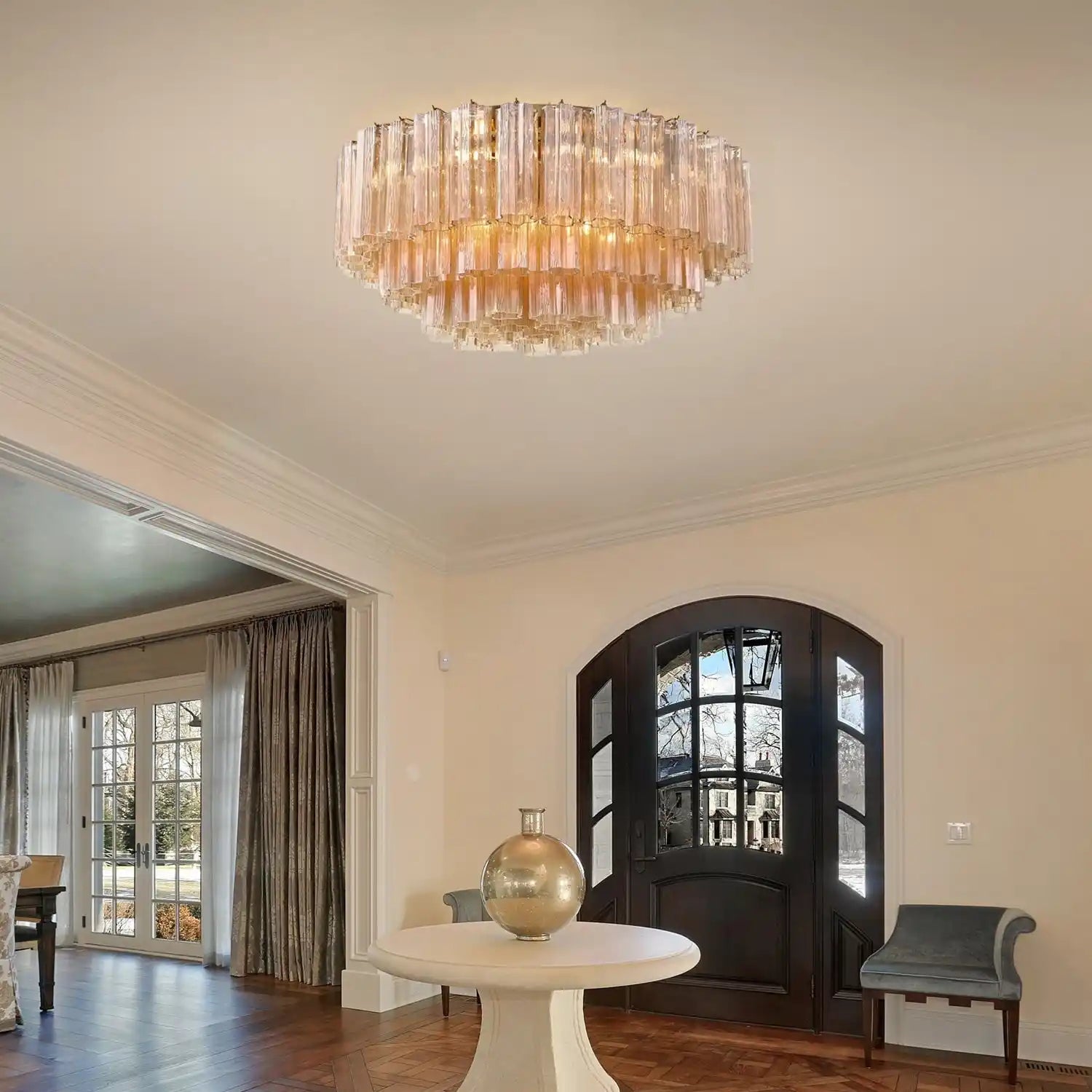 Addis Flushmount 22"/32"-Blushlighting