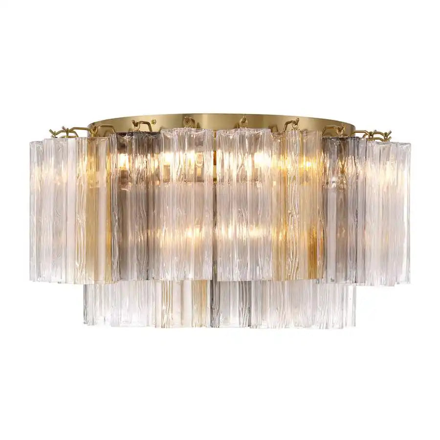 Addis Flushmount 22"/32"-22"-7 Lights-Brass-Autumn-Blushlighting