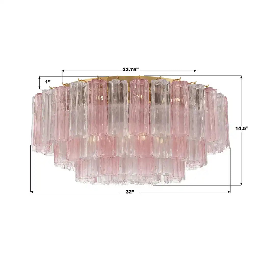 Addis Flushmount 22"/32"-Blushlighting