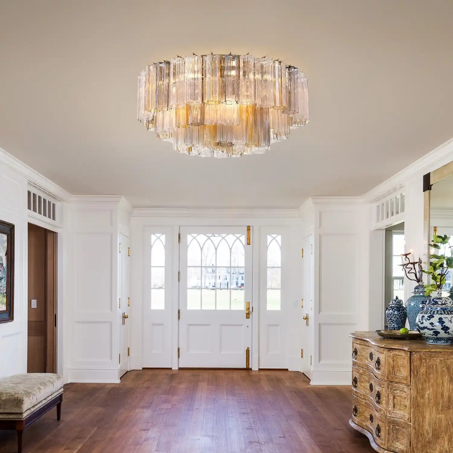 Addis Flushmount 22"/32"-Blushlighting