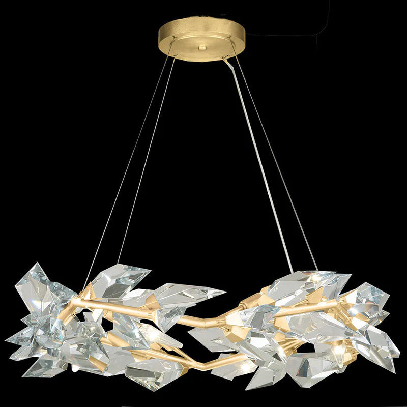 Addison 34" Crystal Chandelier-Blushlighting