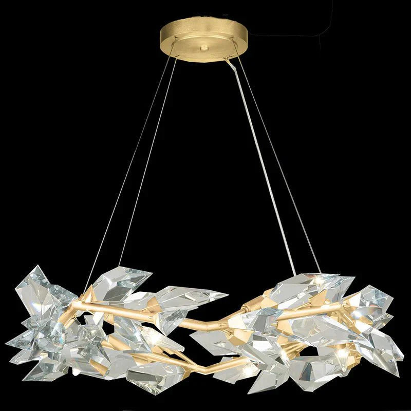 Addison 34" Crystal Chandelier - Blushlighting
