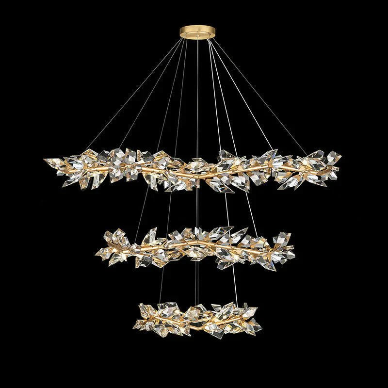 Addison 71" Crystal Chandelier - Blushlighting