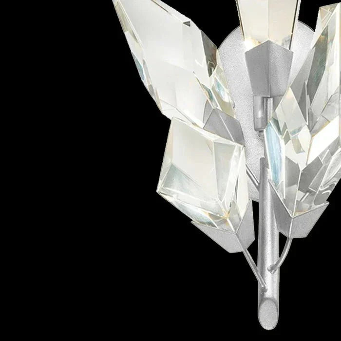 Addison Modern luxury forests 18" Crystal Wall Lamp - Blushlighting