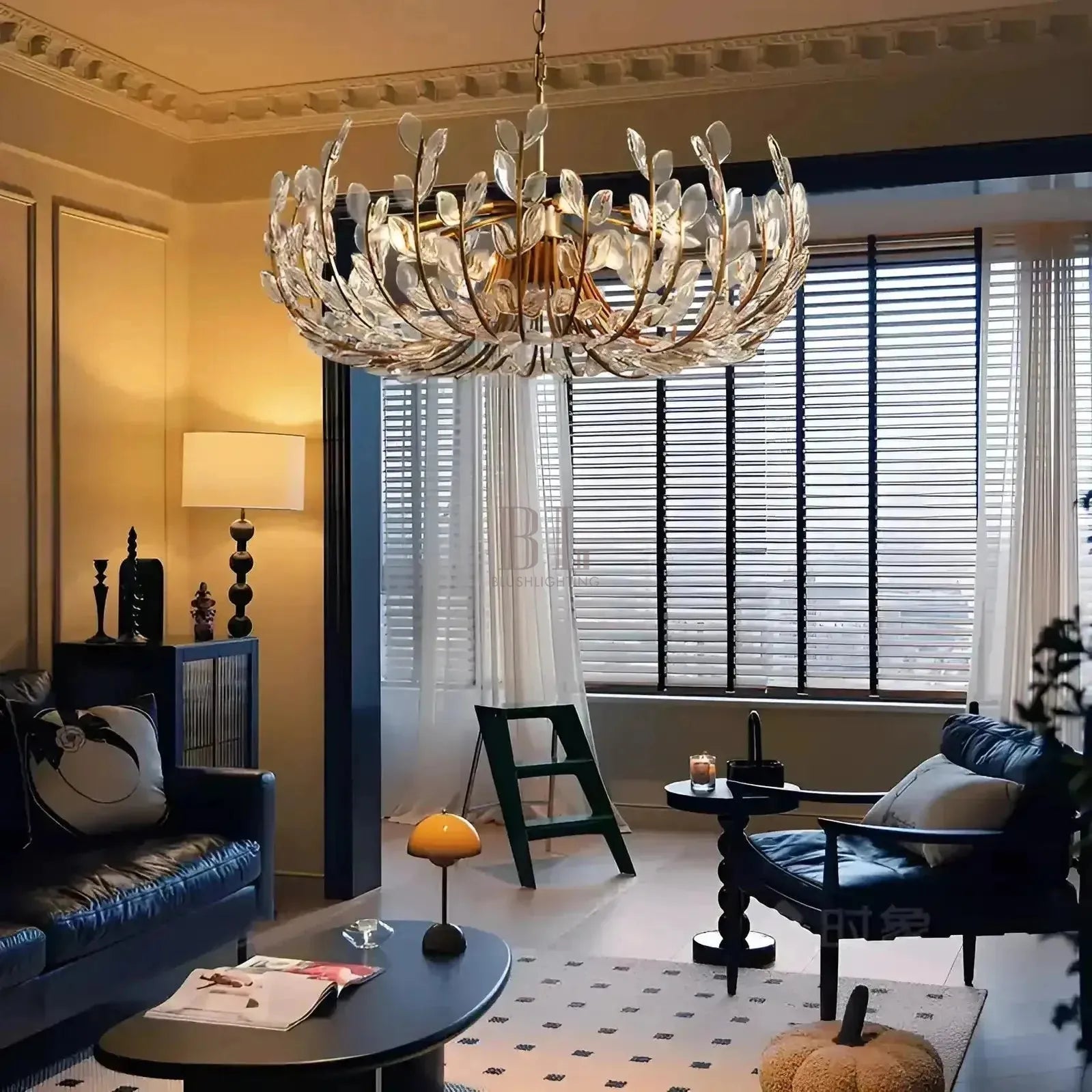 Adela 6/8 Lights Chandelier - 32'' 8 - LightBlushlighting