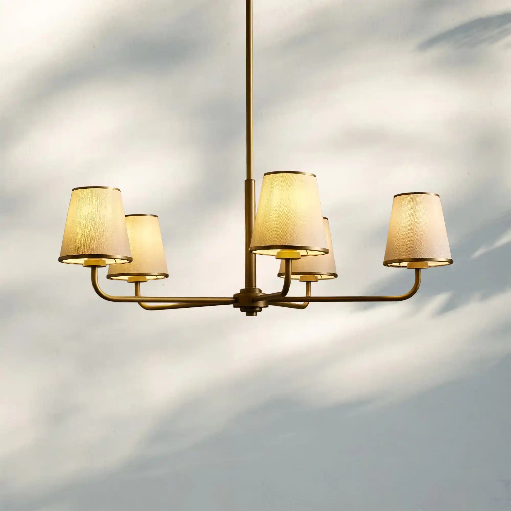 Adria Round Chandelier-Blushlighting-Flax-Blushlighting